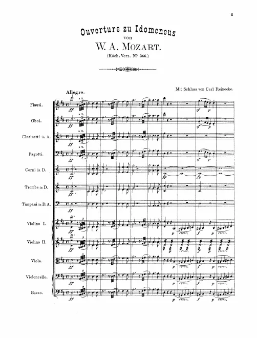 Complete Score (with concert ending)