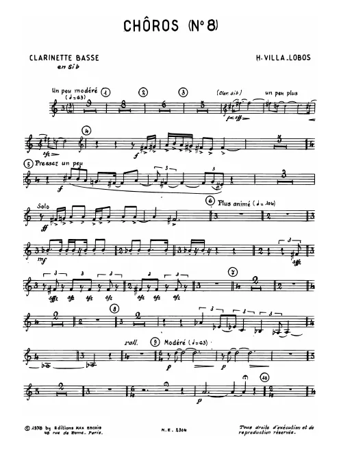 Bass Clarinet (B♭)