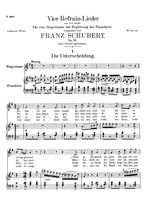 1. Die Unterscheidung