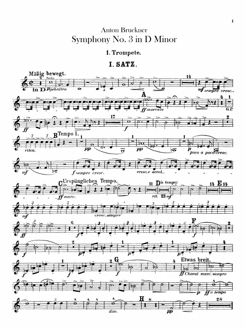 Trumpet 1 (F/E/E/D/D)