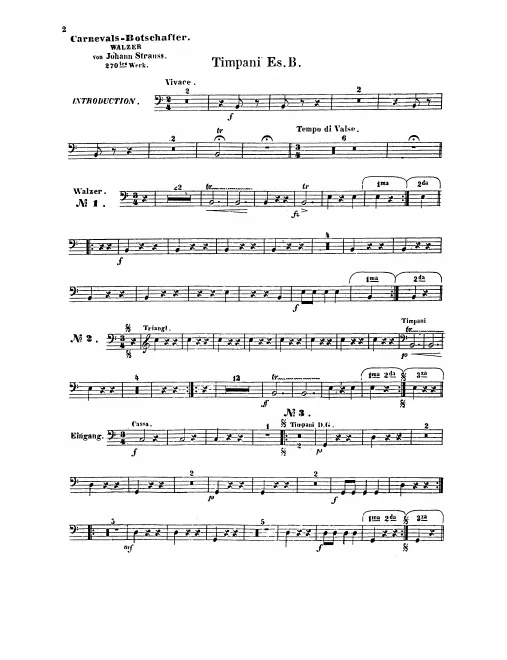Timpani/Triangle/Bass Drum, Snare Drum