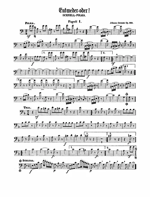 Bassoon 1, 2