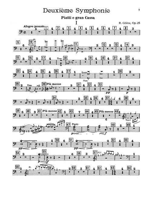 Bass Drum/Cymbals, Triangle, Snare Drum, Tambourine, Xylophone, Glockenspiel
