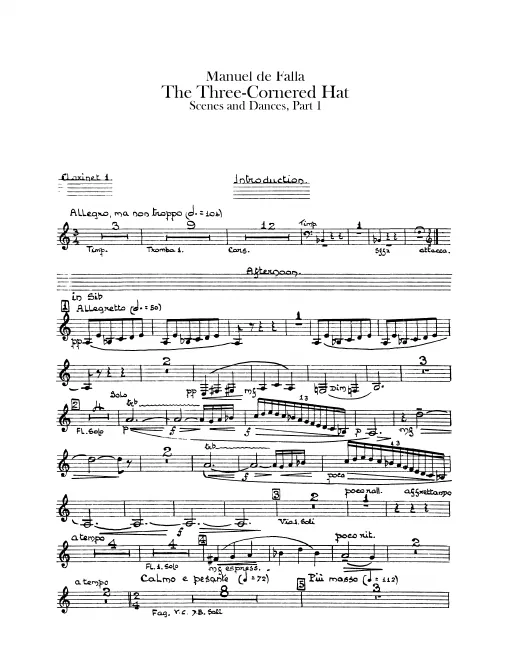 Clarinet 1, 2 (B, A)