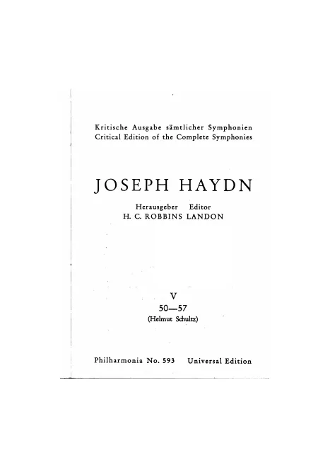 5. Symphonies Nos.50-57