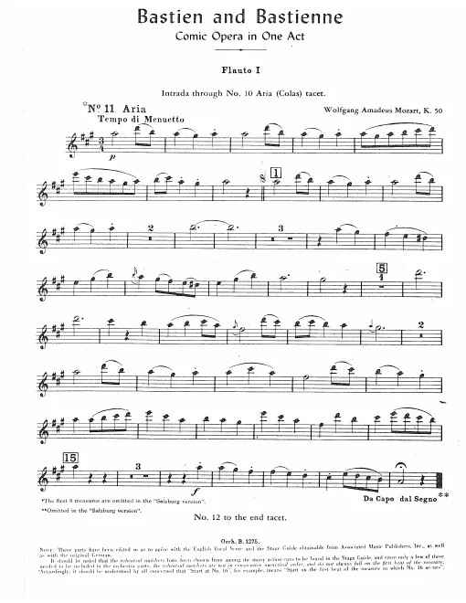 Flute 1, 2