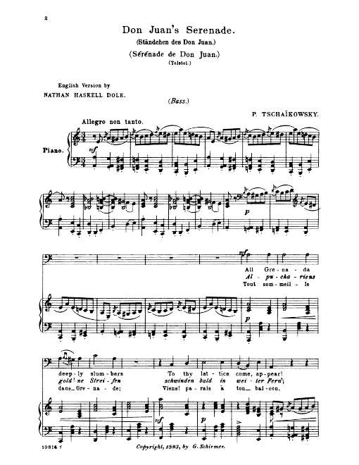 1. Don Juan's Serenade
