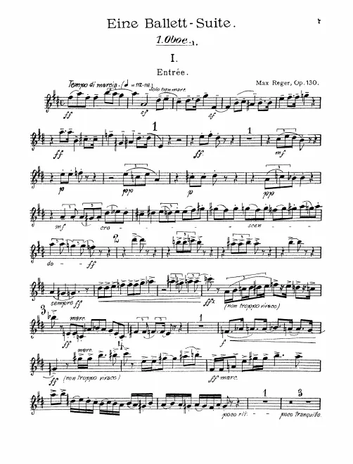 Oboe 1, 2