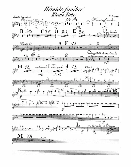 Piccolo, Flute 1, 2
