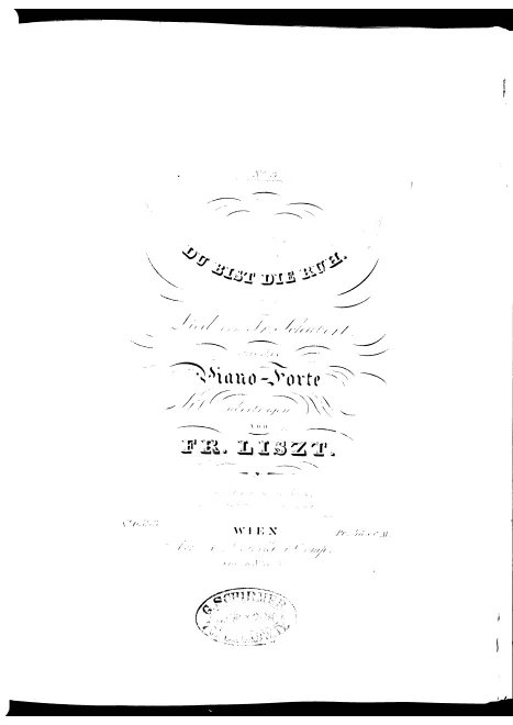 3. Du bist die Ruh (S.558/3)