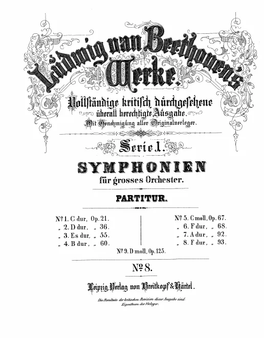 2/8. Achte Symphonie, Op.93, F dur