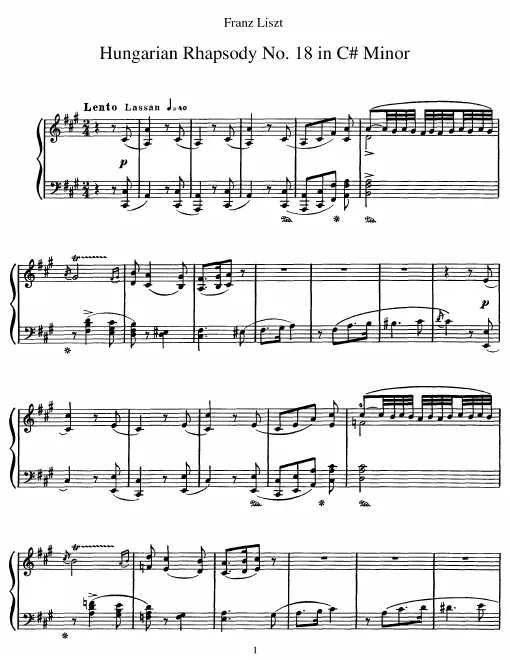 Complete Score (S.244/18)