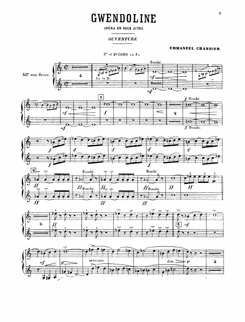 Horn 1/2, 3/4 (F)