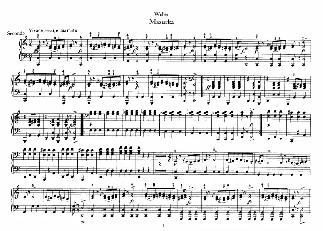 4. Mazurka in C major