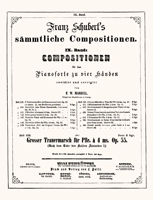 153. Grosser Trauermarsch, Op.55