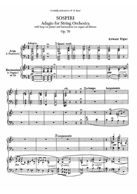 Harp and Harmonium (ad lib.)