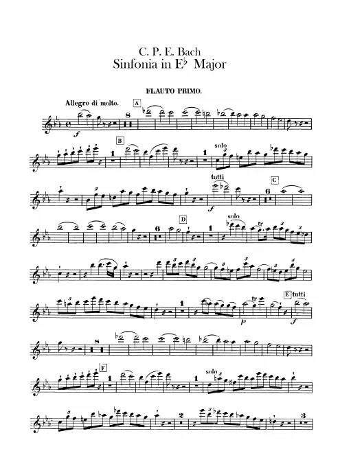 Flute 1, 2