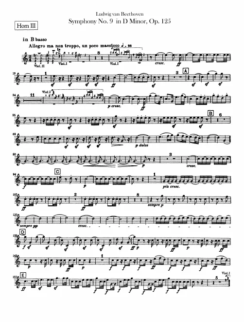 Horn 3 (B/E/D)