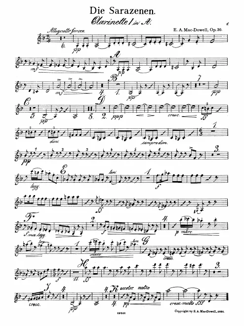 Clarinet 1, 2 (A/B)