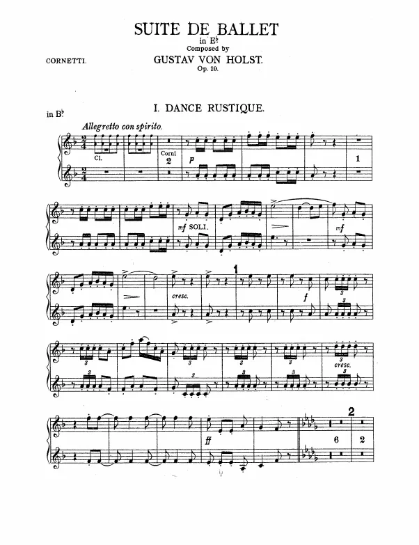Cornet 1/2 (B)