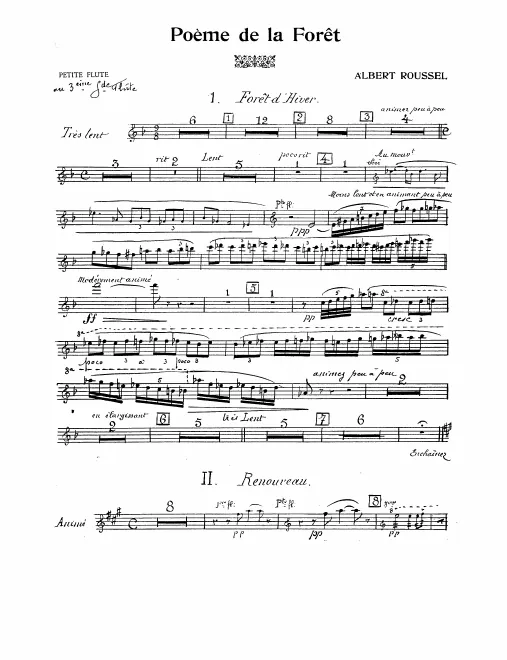 Piccolo, Flute 1/2