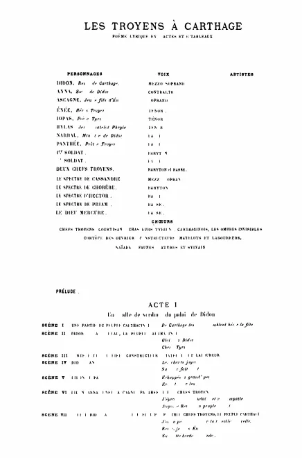 Prèlude & Act I