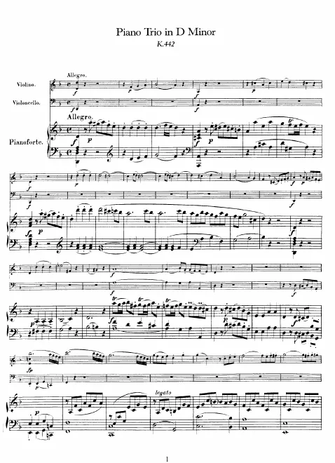 Complete score (alternate scan)