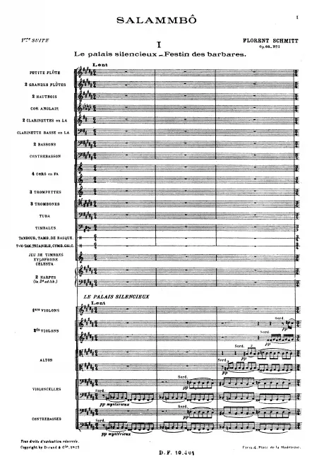 Suite No.1 (Complete Orchestral Score)