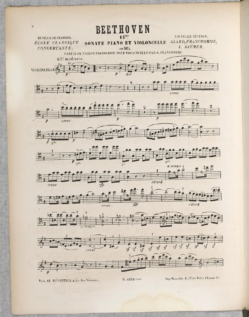 Cello Part (alternate)