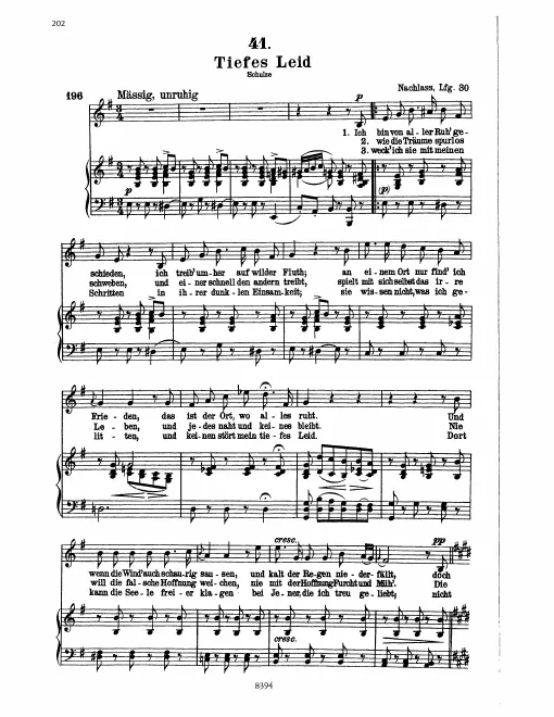 Complete Score (Original / High Voice, )