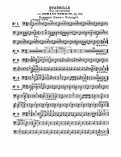 Timpani/Bass Drum/Triangle, Snare Drum