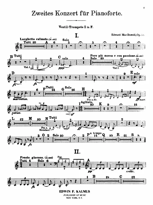 Trumpet 1, 2 (F)