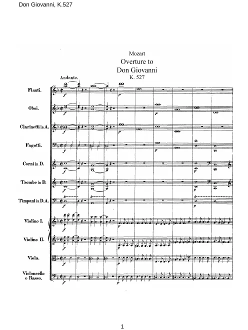 Complete Score (modern reprint)