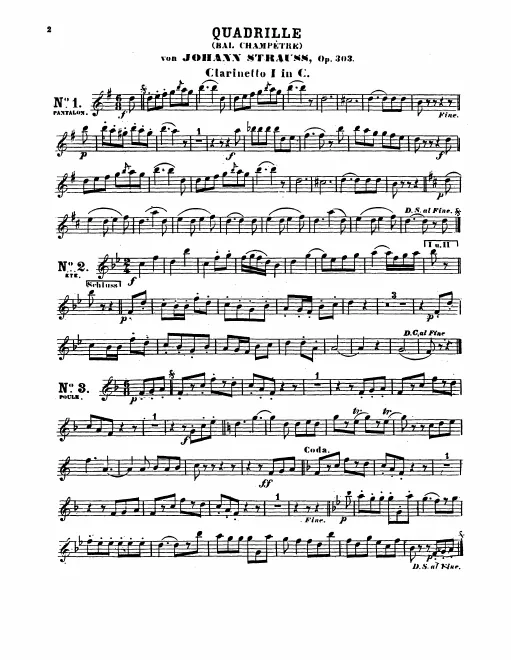Clarinet 1, 2 (C)