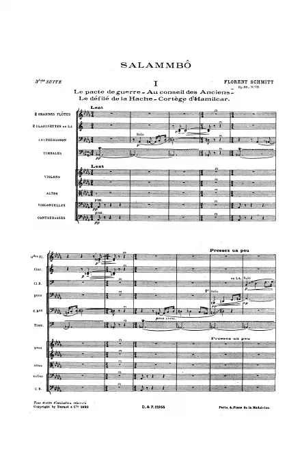 Suite No.3 (Complete Orchestral Score)