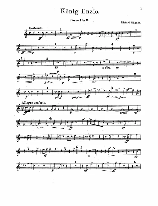 Horn 1 (E, G)