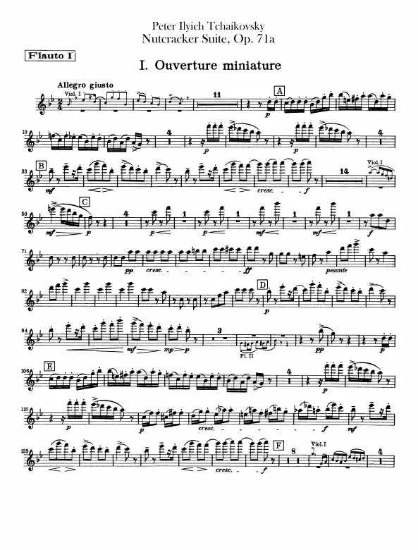 Flute 1, 2, 3/Piccolo