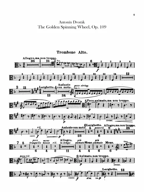 Trombone 1, 2, 3, Tuba