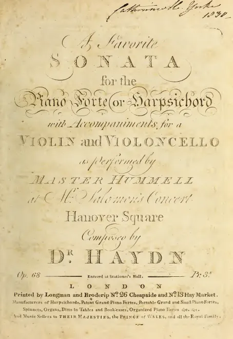 Piano Part