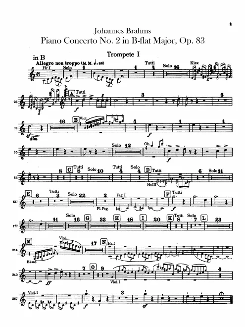 Trumpet 1, 2 (B, D)