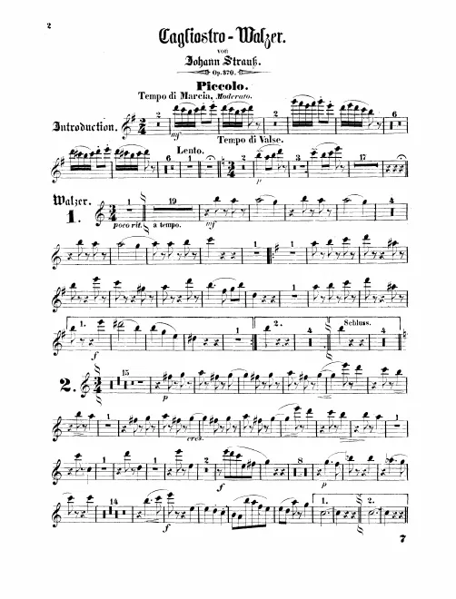 Piccolo, Flute
