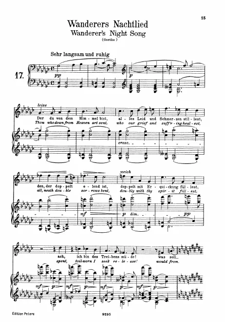 5. Wanderers Nachtlied