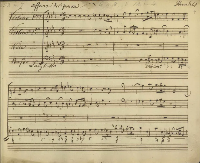 Aria: Affani del pensier