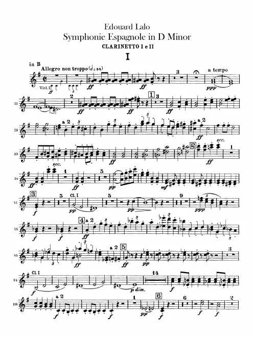 Clarinet 1/2 (B, A)