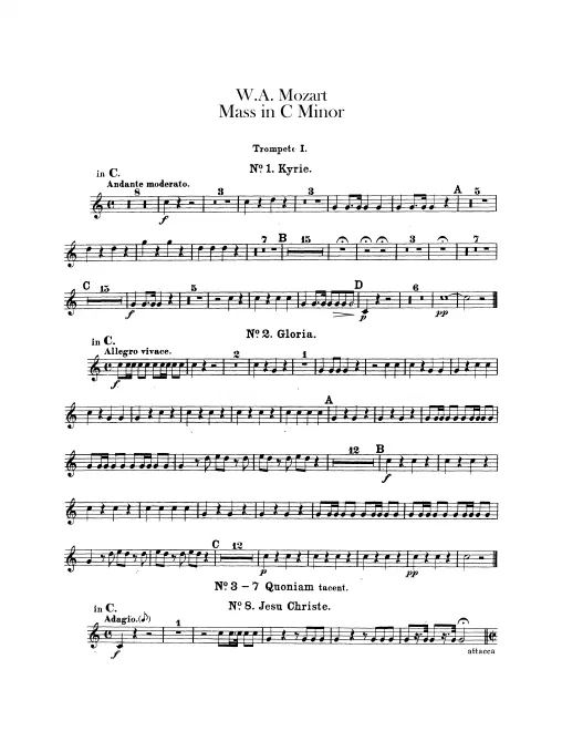 Trumpet 1, 2 (C, E) Treble Trombone (or Trumpet (C))