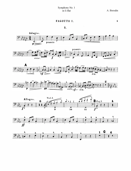 Bassoon 1, 2