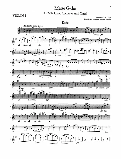 Violins I