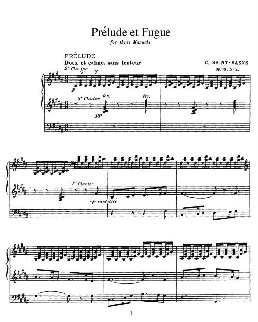 2. Prelude & Fugue in