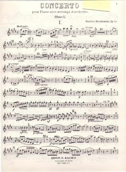 Oboe 1, 2