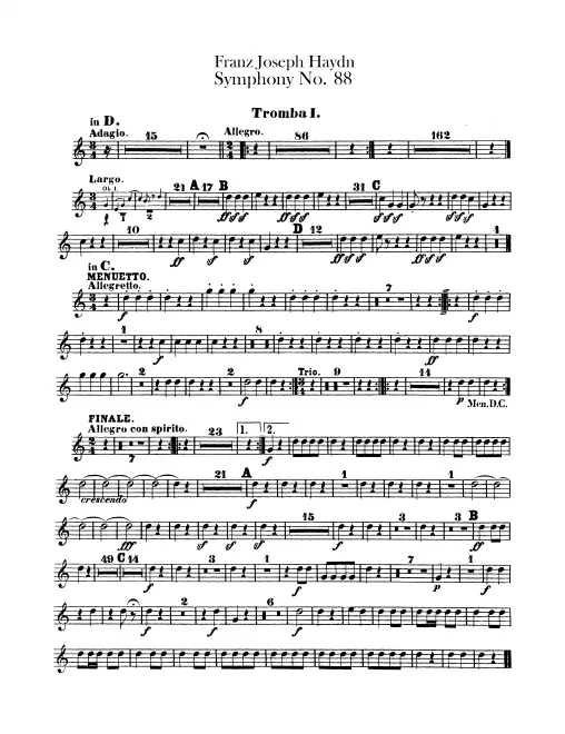 Trumpet 1, 2 (D/C)